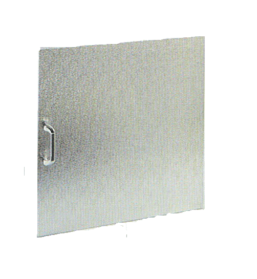 stucco, stainless steel door with gasket 27 x 27