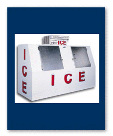 Outdoor Ice Merchandiser Leer Model 75 Slant